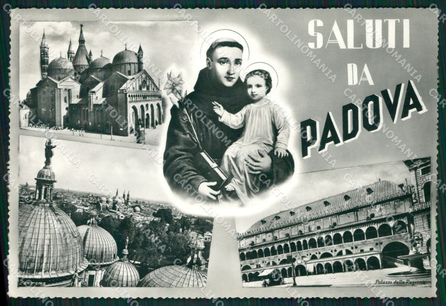 Padova Città Saluti da Sant'Antonio Foto FG cartolina ZKM7146 – fronte