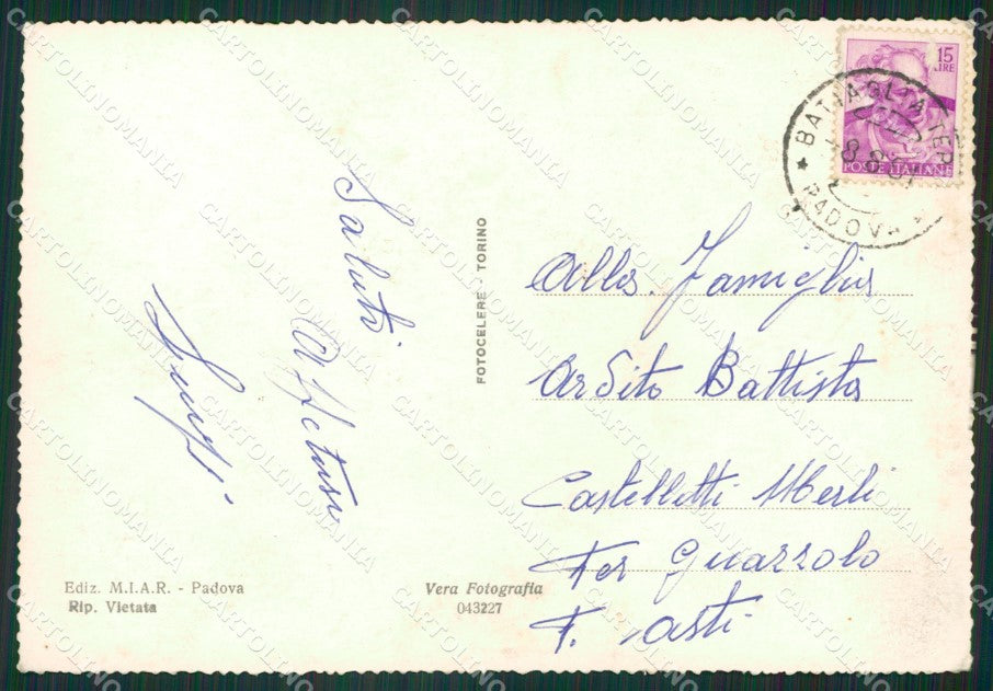 Padova Battaglia Terme Foto FG cartolina ZKM7154 – retro