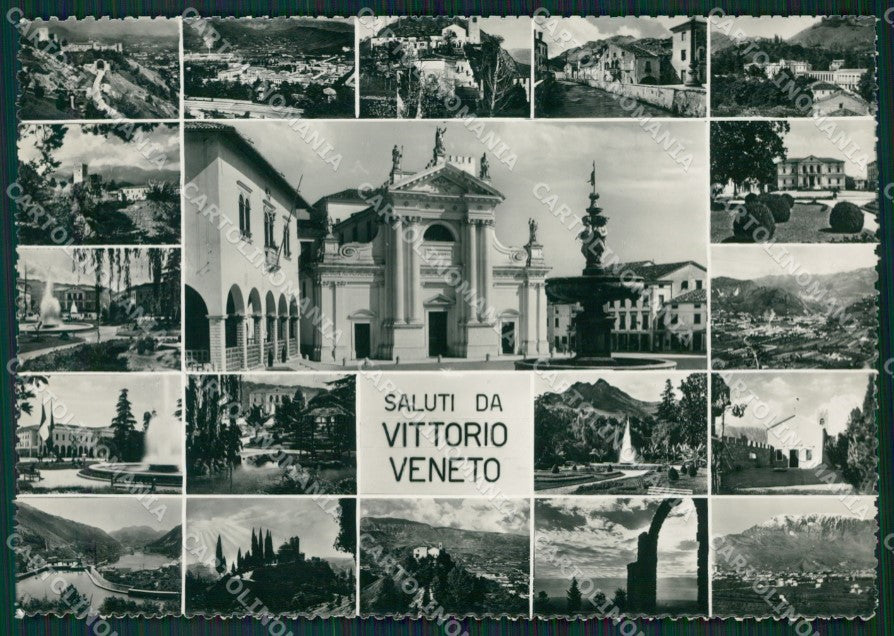 Treviso Vittorio Veneto Saluti da Foto FG cartolina ZKM7166 – fronte