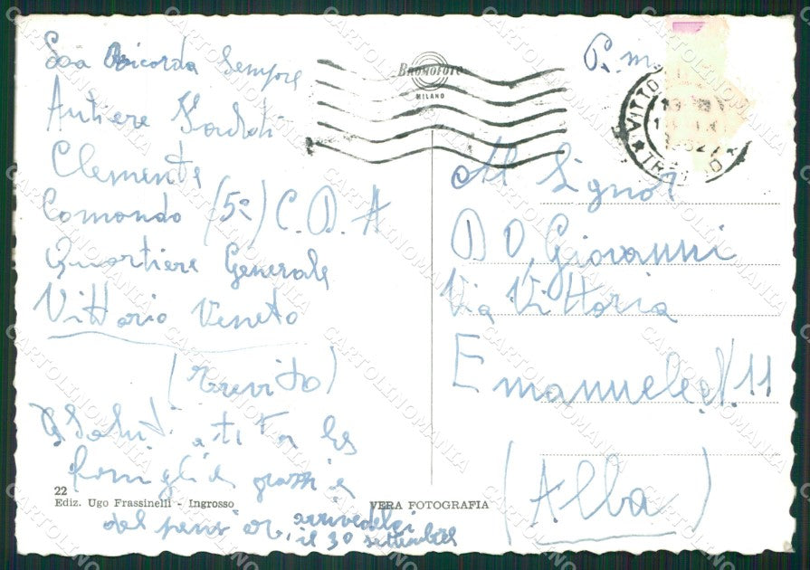 Treviso Vittorio Veneto Saluti da Foto FG cartolina ZKM7168 – retro