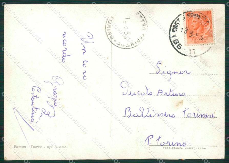 Treviso Castelfranco Veneto Foto FG cartolina ZKM7175 – retro