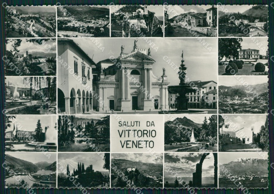 Treviso Vittorio Veneto Saluti da Foto FG cartolina ZKM7181 – fronte
