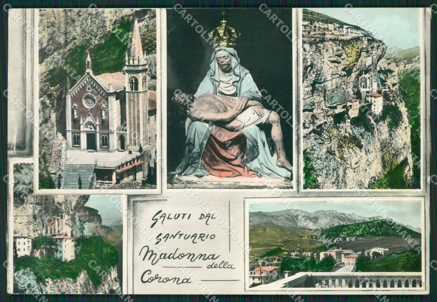 Verona Madonna della Corona Saluti da Santuario Foto FG cartolina ZKM7190 – fronte
