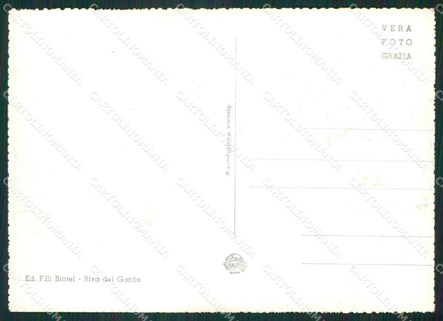 Trento Riva Barca Foto FG cartolina ZKM7197 – retro