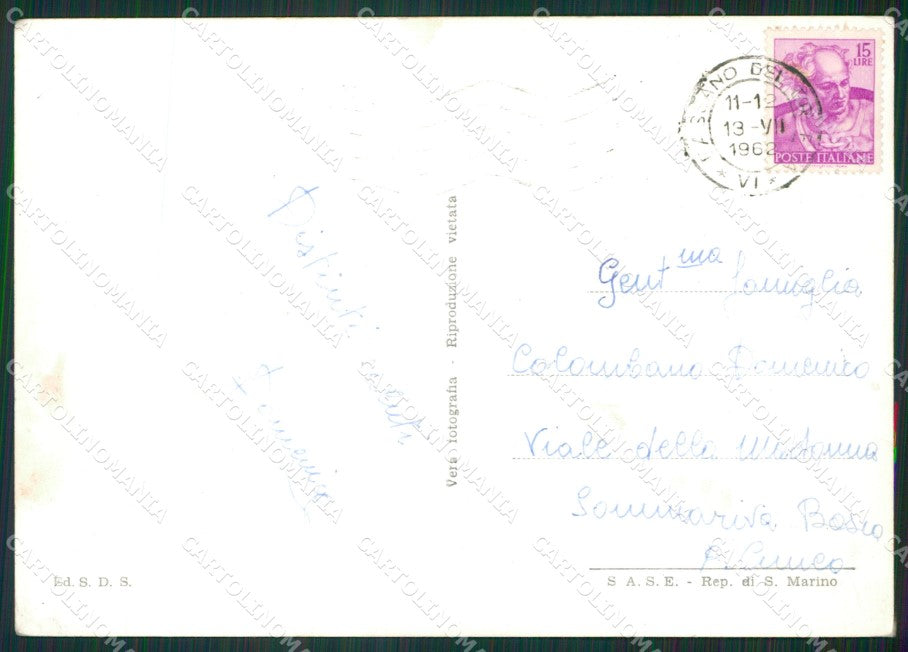 Vicenza Bassano del Grappa Foto FG cartolina ZKM7203 – retro