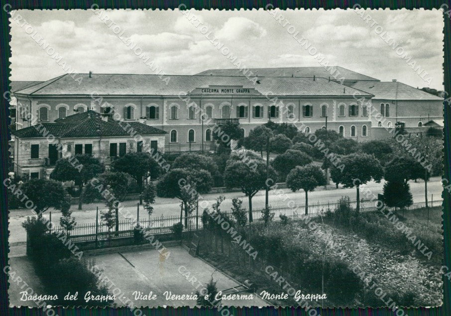 Vicenza Bassano del Grappa Caserma Foto FG cartolina ZKM7205 – fronte