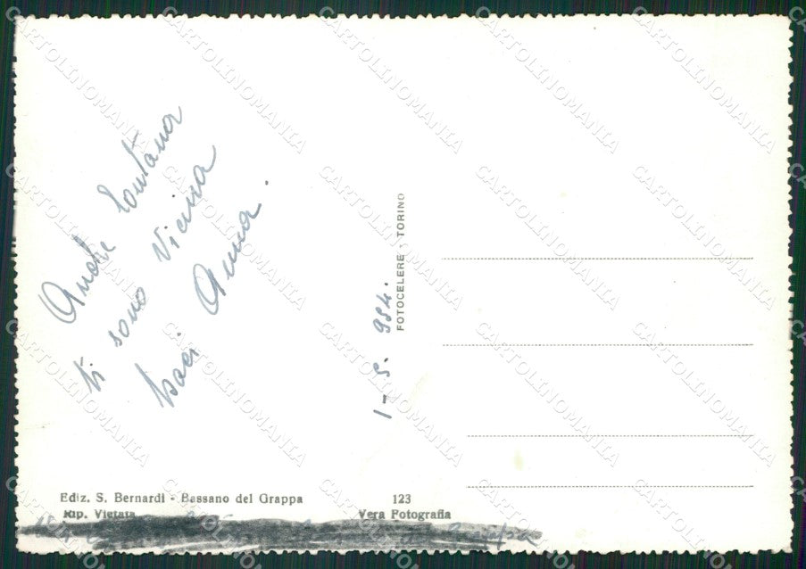 Vicenza Bassano del Grappa Caserma Foto FG cartolina ZKM7205 – retro