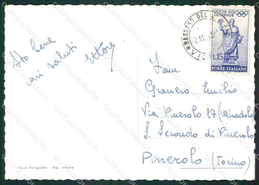 Vicenza Bassano del Grappa Foto FG cartolina ZKM7218 – retro