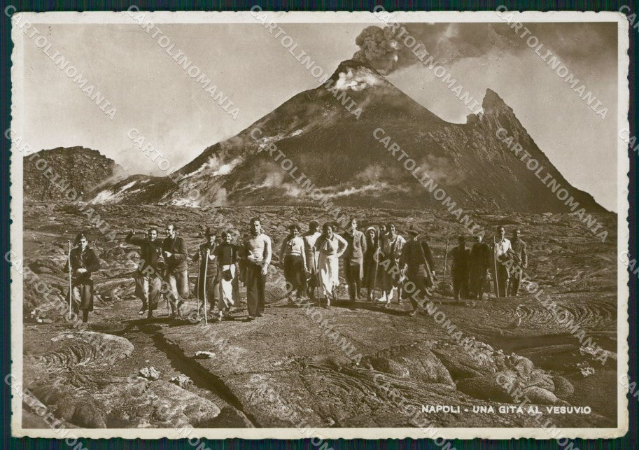 Napoli Città Vesuvio Foto FG cartolina ZKM7219 – fronte