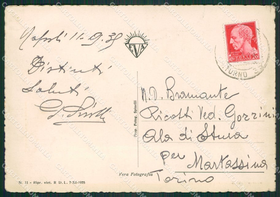 Napoli Città Vesuvio Foto FG cartolina ZKM7219 – retro