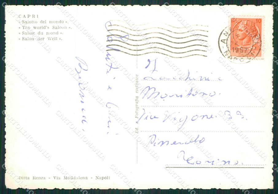 Napoli Capri Foto FG cartolina ZKM7224 – retro