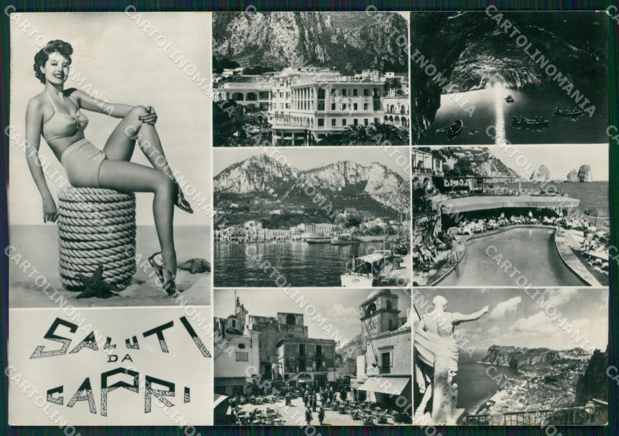 Napoli Capri Saluti da Foto FG cartolina ZKM7225 – fronte