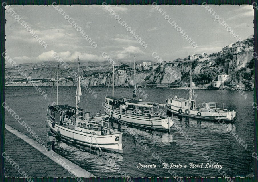 Napoli Sorrento Barche Foto FG cartolina ZKM7230 – fronte