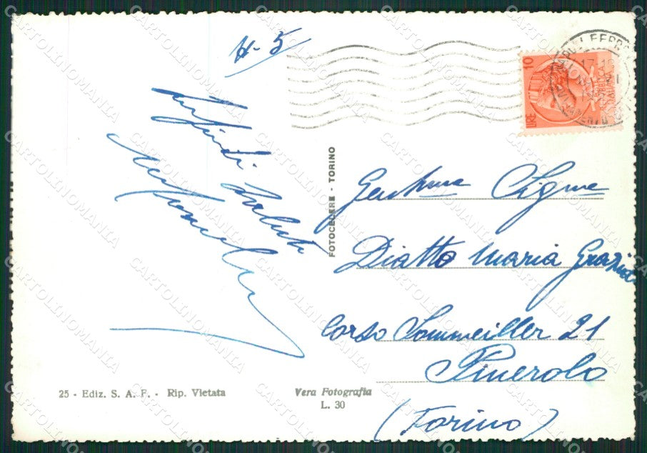 Napoli Sorrento Foto FG cartolina ZKM7235 – retro