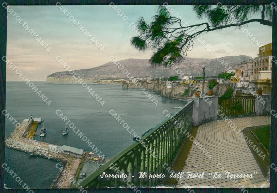 Napoli Sorrento ABRASA Foto FG cartolina ZKM7246 – fronte