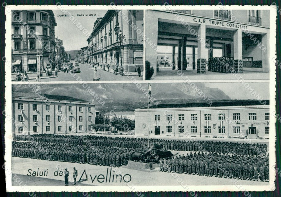 Avellino Città Saluti da Miltari Foto FG cartolina ZKM7266 – fronte