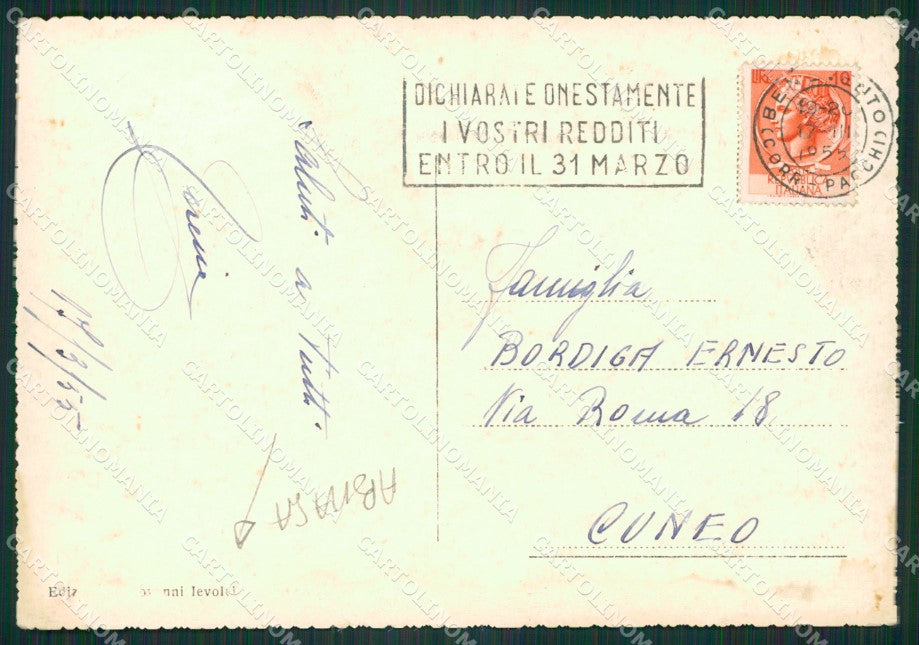 Benevento Città Stazione Corriera ABRASA Foto FG cartolina ZKM7269 – retro