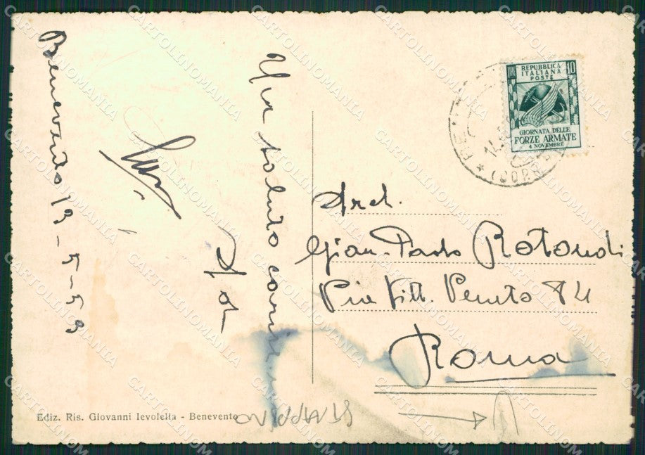 Benevento Città STRAPPINO Foto FG cartolina ZKM7271 – retro