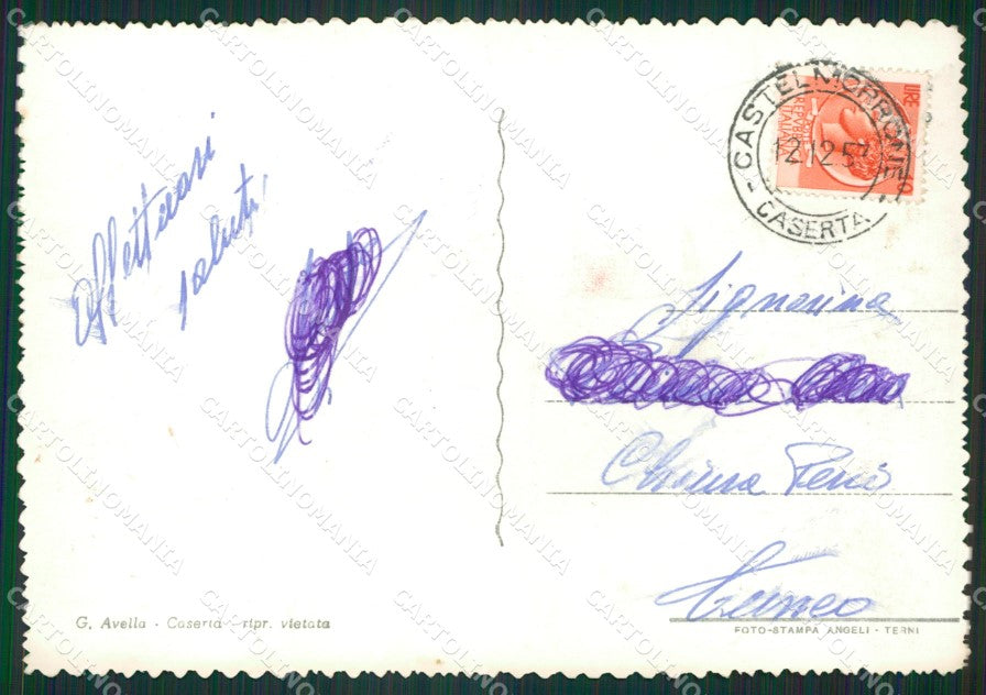 Caserta Città Auto Foto FG cartolina ZKM7274 – retro