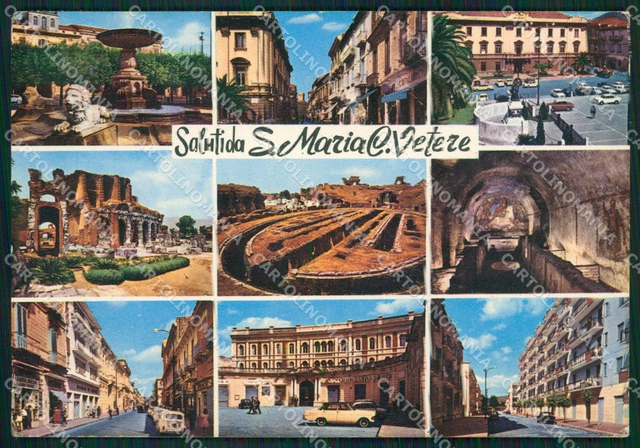 Caserta Santa Maria Capua Vetere Saluti da Foto FG cartolina ZKM7280 – fronte