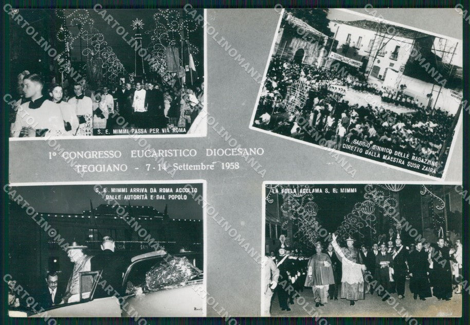 Salerno Teggiano Congresso Eucaristico MACCHIA Foto FG cartolina ZKM7305 – fronte