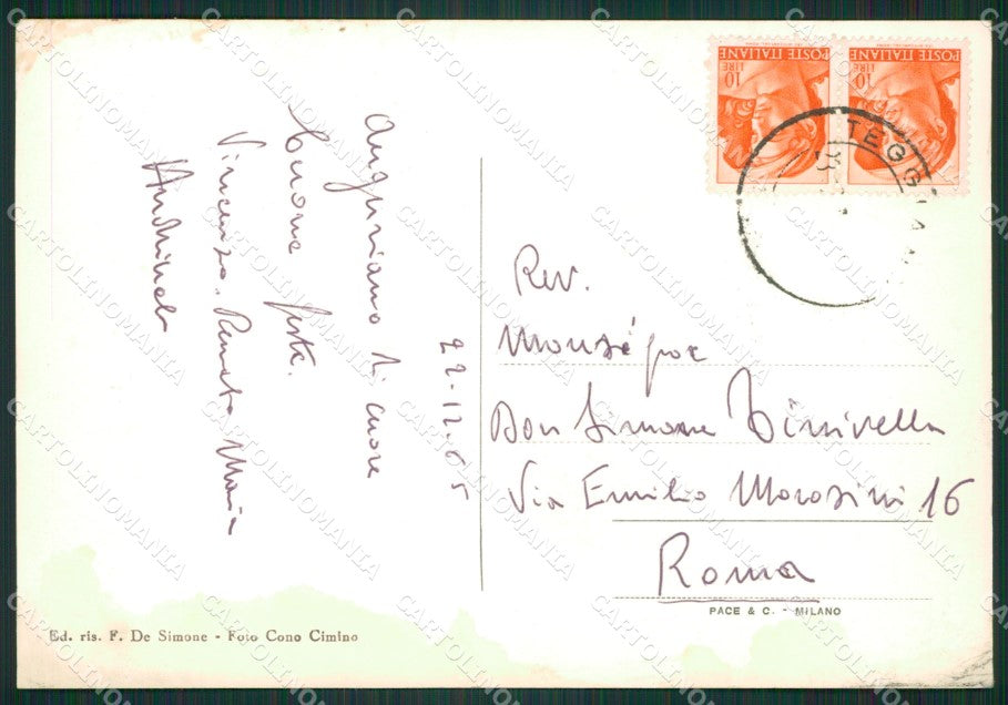 Salerno Teggiano Congresso Eucaristico MACCHIA Foto FG cartolina ZKM7305 – retro