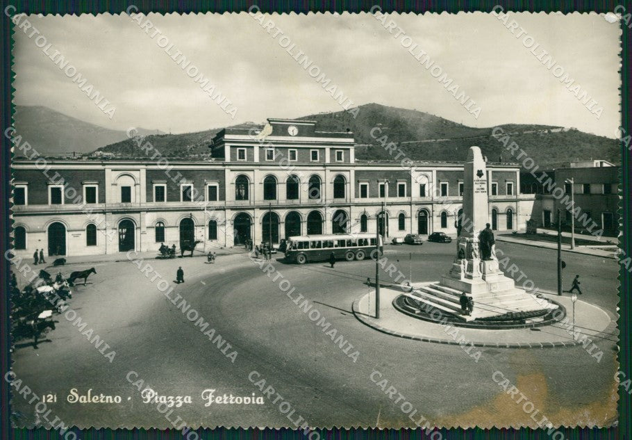Salerno Città Corriera Stazione STRAPPINO Foto FG cartolina ZKM7307 – fronte
