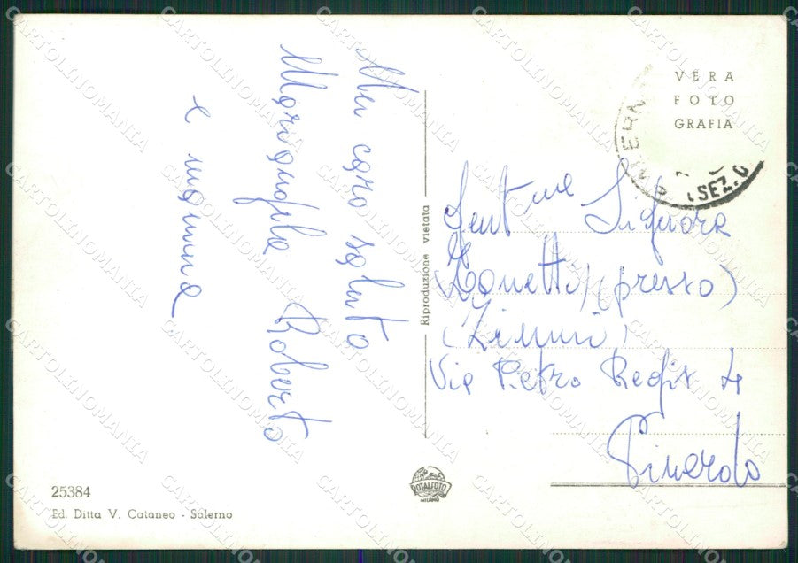 Salerno Città Foto FG cartolina ZKM7316 – retro