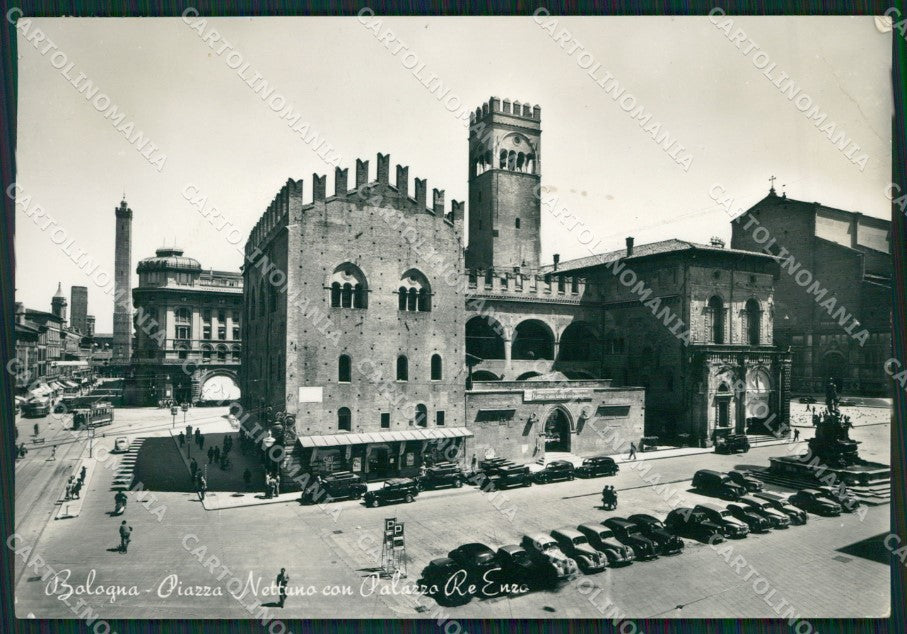 Bologna Città Auto PIEGA Foto FG cartolina ZKM7344 – fronte
