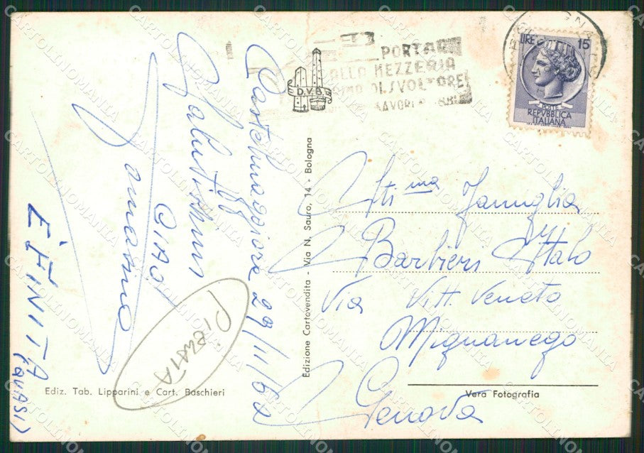 Bologna Castel Maggiore PIEGATA Foto FG cartolina ZKM7348 – retro