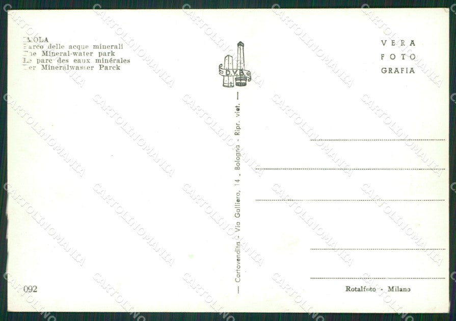 Bologna Imola Foto FG cartolina ZKM7352 – retro