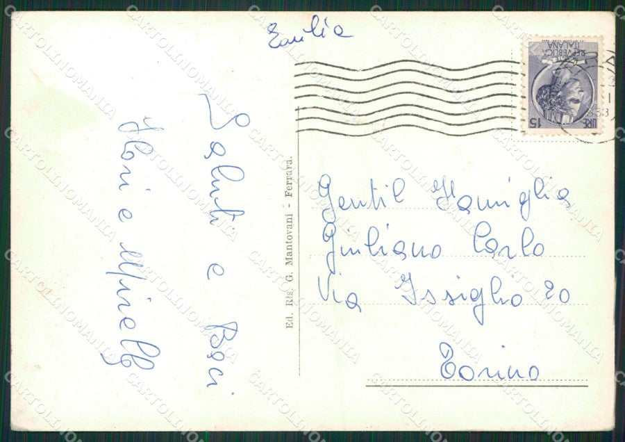 Ferrara Città Saluti da Foto FG cartolina ZKM7353 – retro