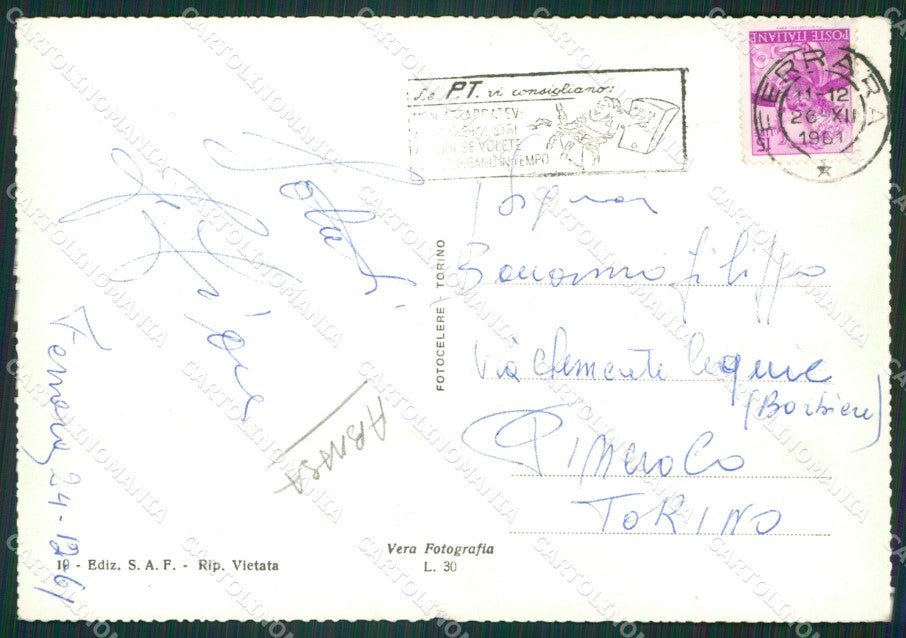 Ferrara Città ABRASA Foto FG cartolina ZKM7360 – retro
