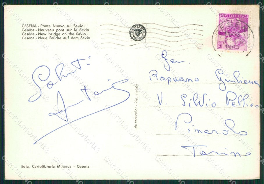 Forlì Cesena Auto Foto FG cartolina ZKM7371 – retro