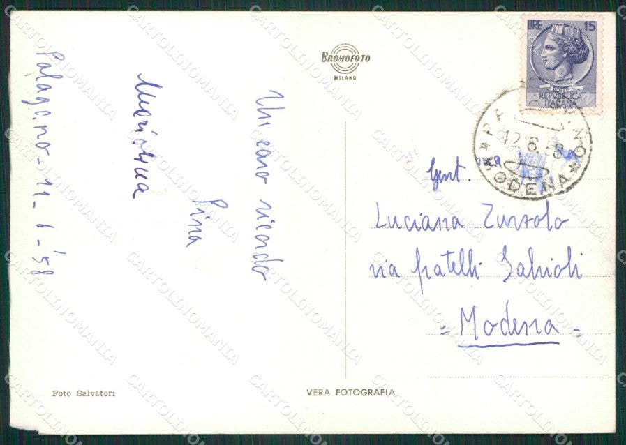Modena Palagano Foto FG cartolina ZKM7387 – retro