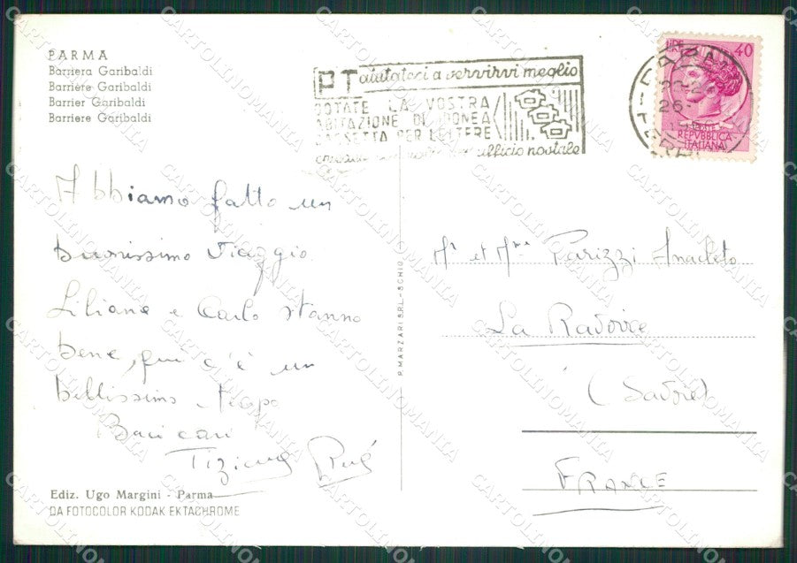 Parma Città Foto FG cartolina ZKM7390 – retro