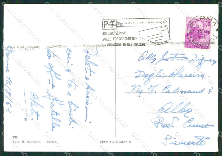 Parma Città Foto FG cartolina ZKM7403 – retro