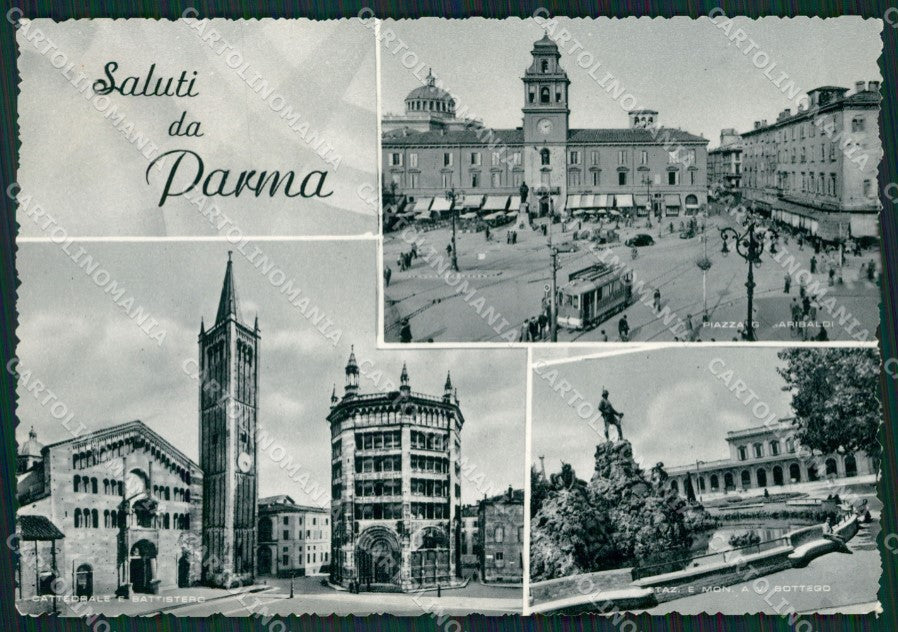 Parma Città Saluti da Foto FG cartolina ZKM7404 – fronte
