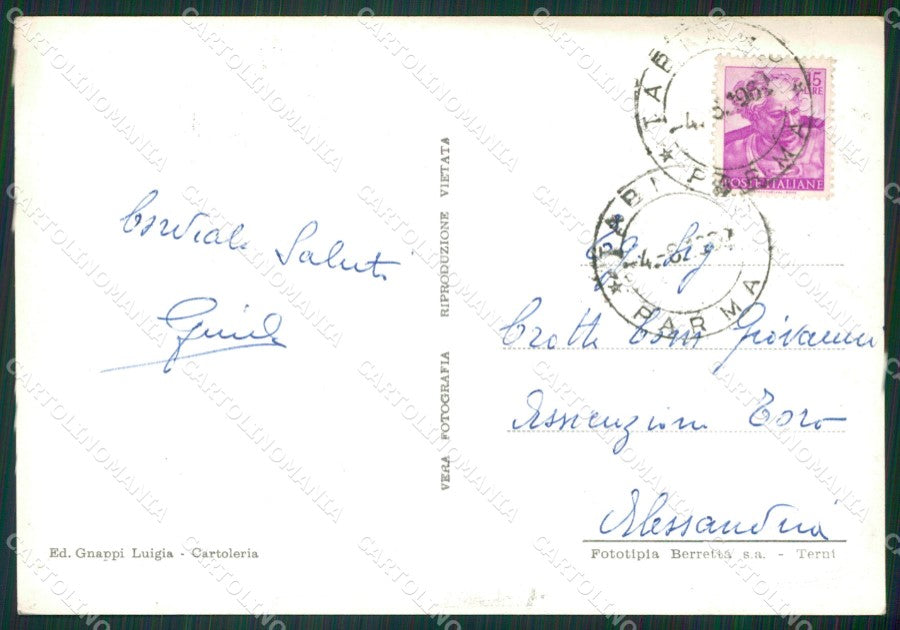 Parma Salsomaggiore Tabiano Terme Foto FG cartolina ZKM7415 – retro