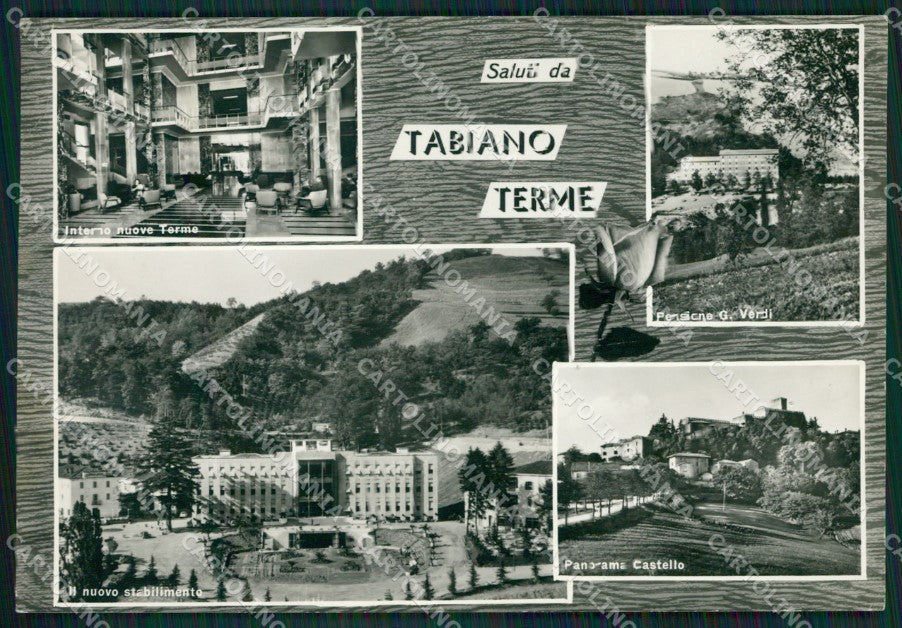 Parma Salsomaggiore Tabiano Terme Saluti da Foto FG cartolina ZKM7416 – fronte