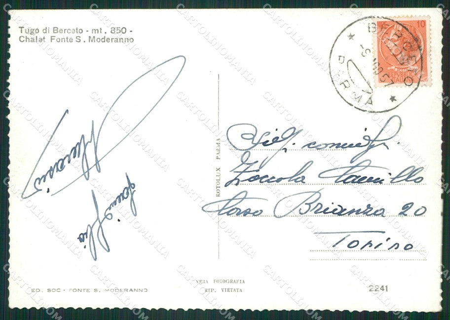 Parma Berceto Tugo di Corriera Foto FG cartolina ZKM7418 – retro