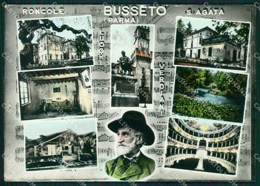 Parma Busseto Verdi Foto FG cartolina ZKM7421 – fronte