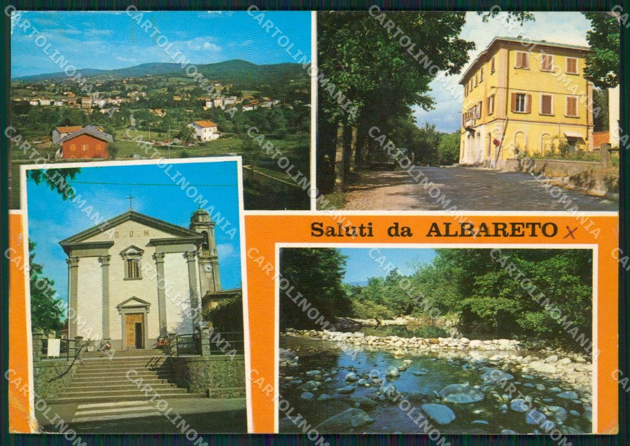 Parma Albareto Saluti da Foto FG cartolina ZKM7422 – fronte