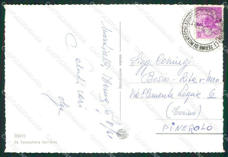 Parma Montechiarugolo Monticelli Terme Foto FG cartolina ZKM7423 – retro