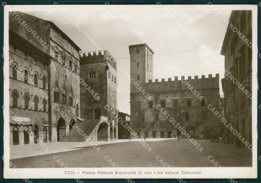 Perugia Todi Comune PIEGHINA Foto FG cartolina ZKM7433 – fronte