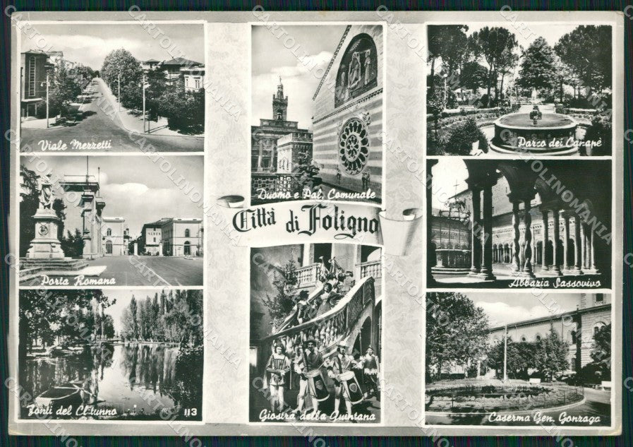 Perugia Foligno Foto FG cartolina ZKM7439 – fronte