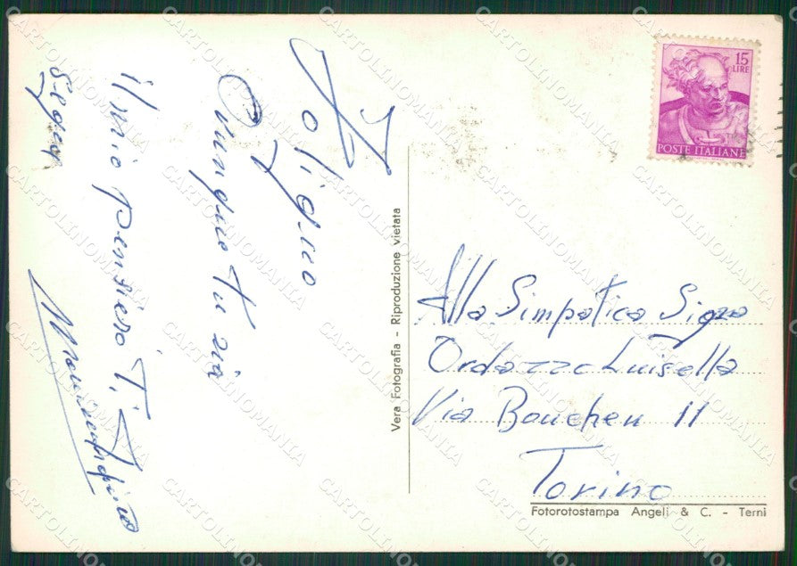 Perugia Foligno Foto FG cartolina ZKM7439 – retro