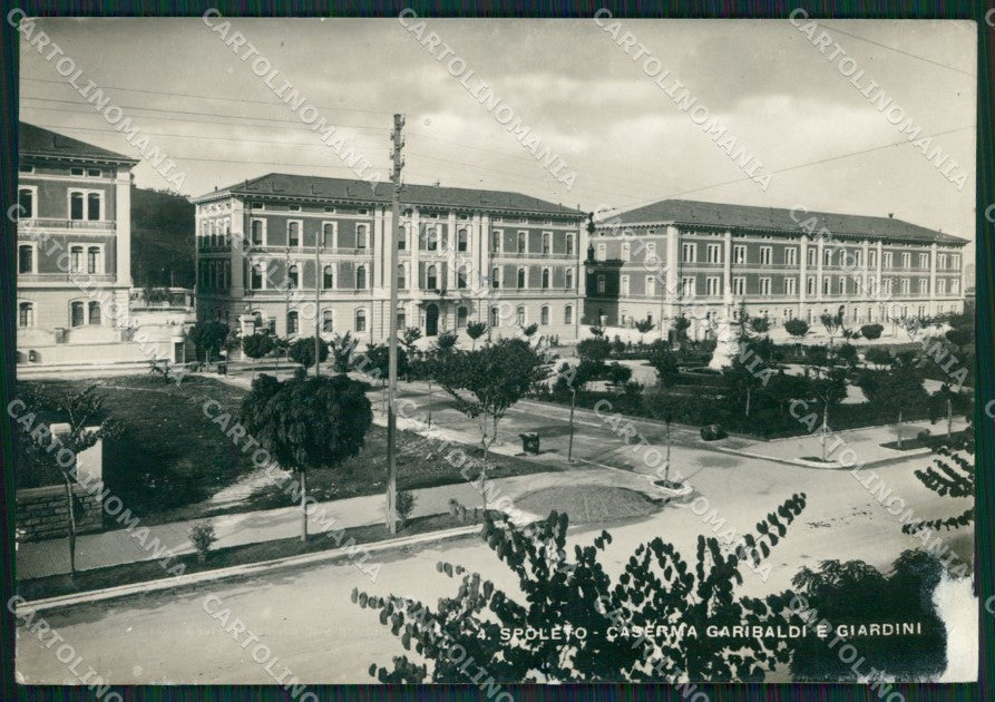 Perugia Spoleto Caserma ABRASA Foto FG cartolina ZKM7446 – fronte