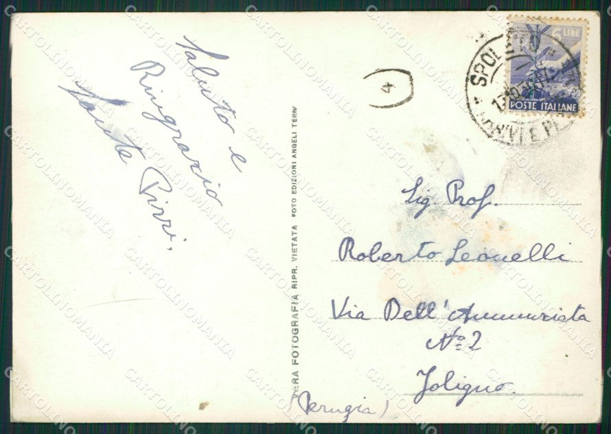 Perugia Spoleto Caserma ABRASA Foto FG cartolina ZKM7446 – retro