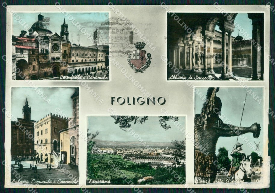 Perugia Foligno Foto FG cartolina ZKM7449 – fronte